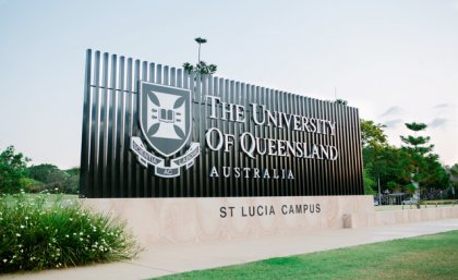 The entrance to the University of Queensland's St Lucia Campus. The entrance to the University of Queensland's St Lucia Campus.